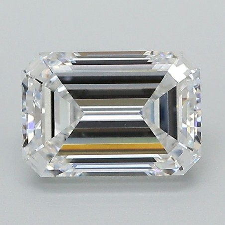 Diament laboratoryjny bezbarwny szlif szmaragdowy, 1.53ct, VVS2, D, IGI LG671451127