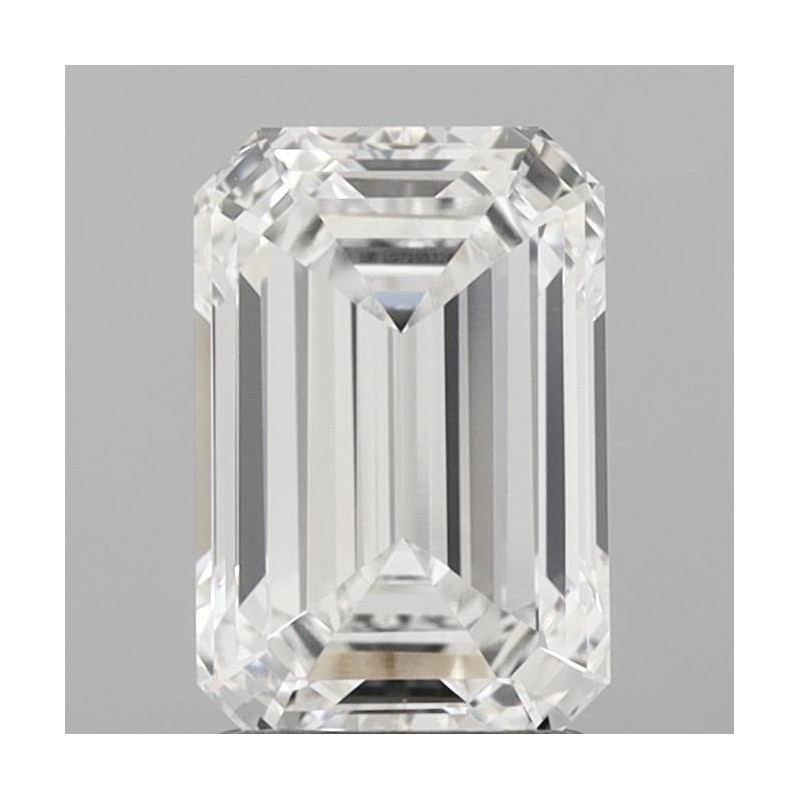 Diament laboratoryjny bezbarwny szlif szmaragdowy, 2.04ct, VVS2, D, IGI LG729532605