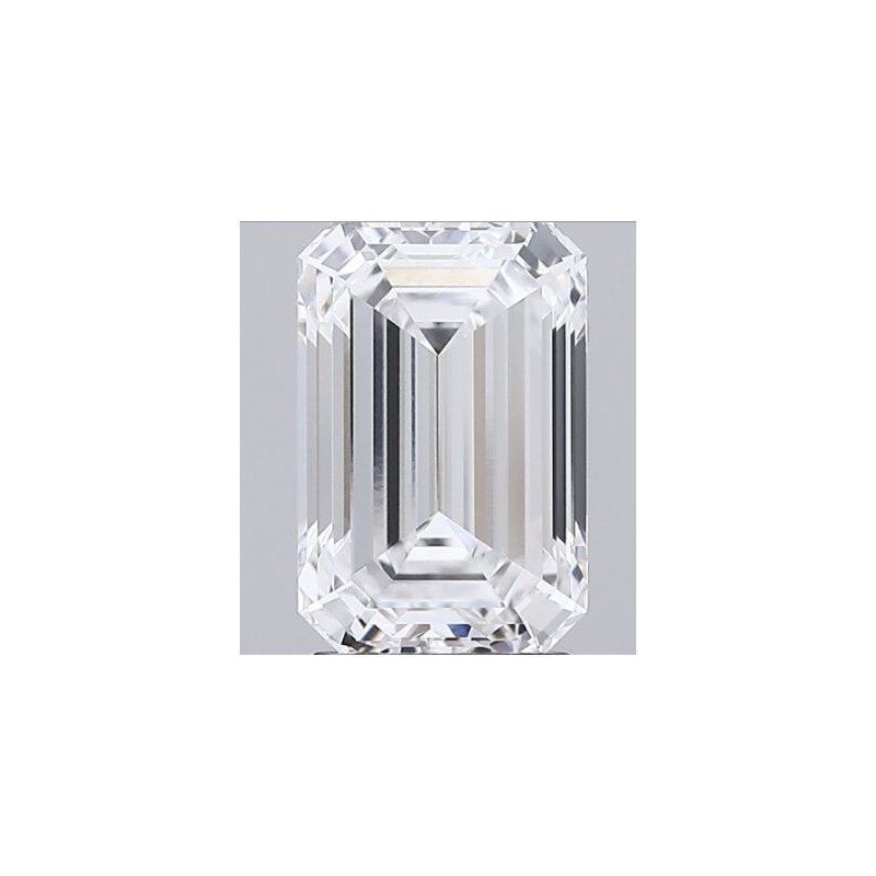 Diament laboratoryjny bezbarwny szlif szmaragdowy, 2.5ct, VVS2, D, GIA 2516980898
