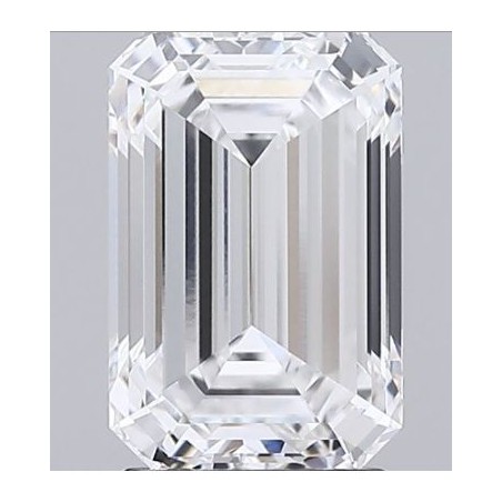 Diament laboratoryjny bezbarwny szlif szmaragdowy, 2.5ct, VVS2, D, GIA 2516980898
