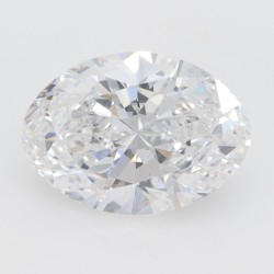 Diament laboratoryjny bezbarwny szlif owalny, 1.59ct, VVS1, D, IGI LG641411283