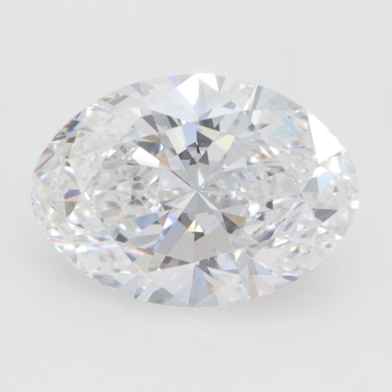 Diament laboratoryjny bezbarwny szlif owalny, 1.59ct, VVS1, D, IGI LG641411283