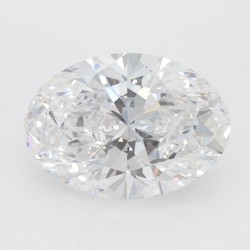 Diament laboratoryjny bezbarwny szlif owalny, 1.52ct, VVS2, D, IGI LG644417767