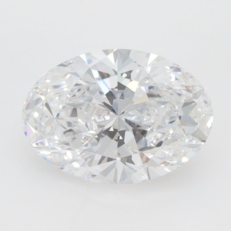 Diament laboratoryjny bezbarwny szlif owalny, 1.52ct, VVS2, D, IGI LG644417767