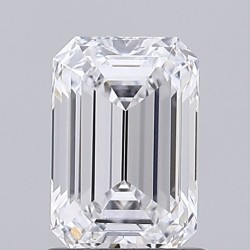 Diament laboratoryjny bezbarwny szlif szmaragdowy, 1.15ct, VVS2, E, IGI LG744511743