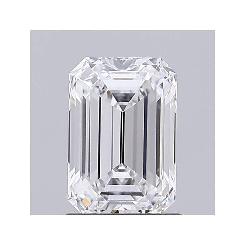 Diament laboratoryjny bezbarwny szlif szmaragdowy, 1.15ct, VVS2, E, IGI LG744511743