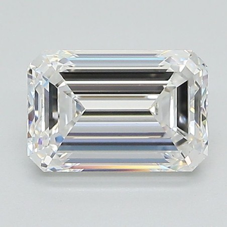 Diament laboratoryjny bezbarwny szlif szmaragdowy, 1.52ct, VVS2, D, IGI LG671479412