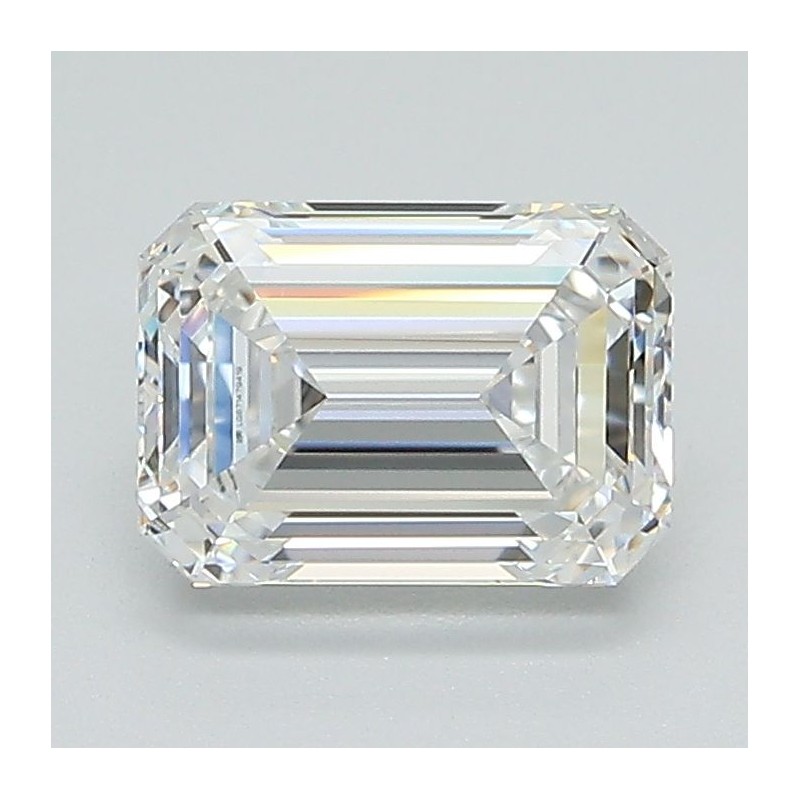 Diament laboratoryjny bezbarwny szlif szmaragdowy, 1.51ct, VVS2, D, IGI LG671479419