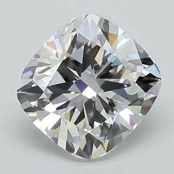 Diament laboratoryjny bezbarwny szlif poduszkowy brylantowy, 1.5ct, VVS2, D, IGI LG671478913