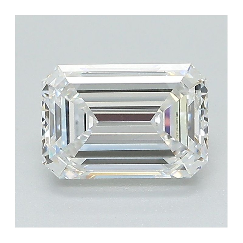 Diament laboratoryjny bezbarwny szlif szmaragdowy, 1.51ct, VVS1, D, IGI LG671451230