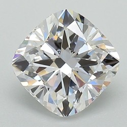 Diament laboratoryjny bezbarwny szlif poduszkowy brylantowy, 1.53ct, VVS2, D, IGI LG671478925