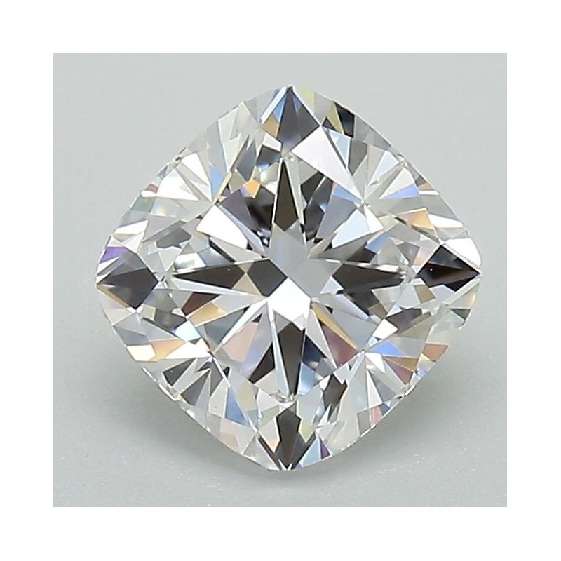 Diament laboratoryjny bezbarwny szlif poduszkowy brylantowy, 1.53ct, VVS2, D, IGI LG671478925