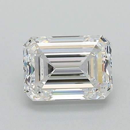 Diament laboratoryjny bezbarwny szlif szmaragdowy, 1.52ct, VVS1, D, IGI LG671451215