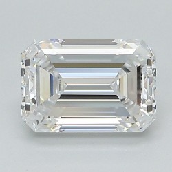 Diament laboratoryjny bezbarwny szlif szmaragdowy, 1.52ct, VVS2, D, IGI LG671479135