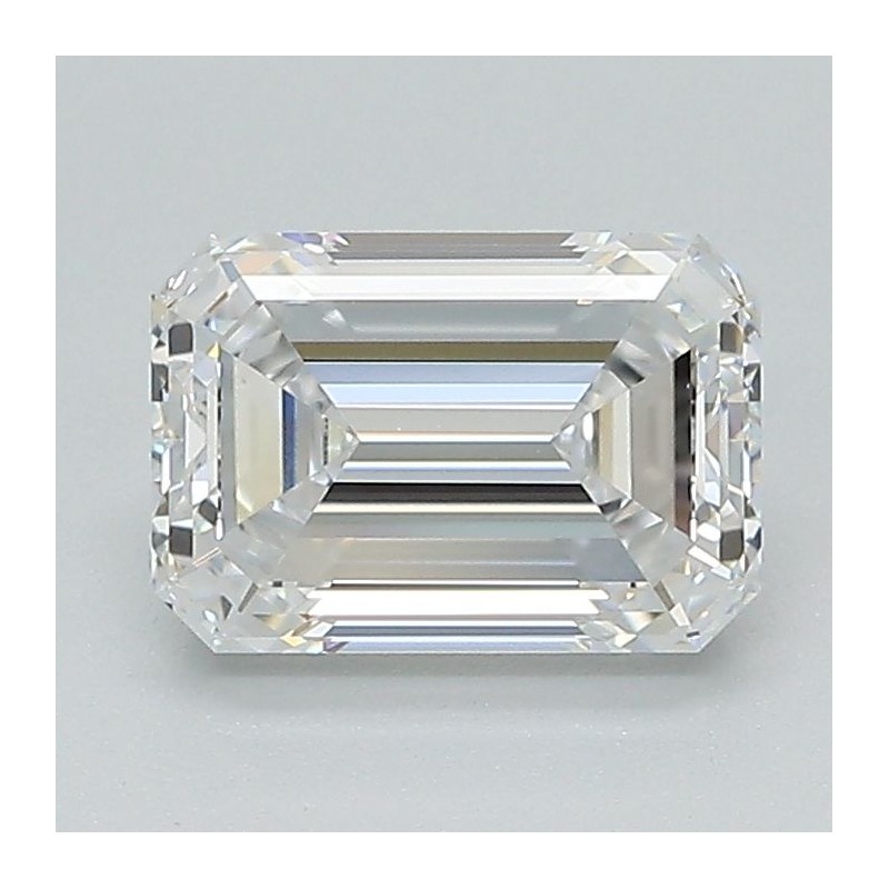 Diament laboratoryjny bezbarwny szlif szmaragdowy, 1.52ct, VVS2, D, IGI LG671479135