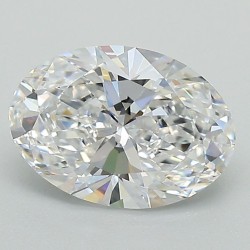 Diament laboratoryjny bezbarwny szlif owalny, 1.59ct, VVS1, D, IGI LG671451214