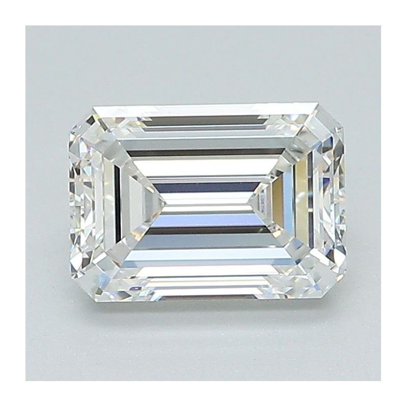 Diament laboratoryjny bezbarwny szlif szmaragdowy, 1.53ct, VVS2, E, IGI LG671479403