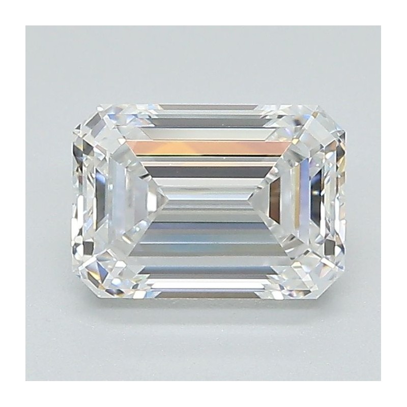 Diament laboratoryjny bezbarwny szlif szmaragdowy, 1.55ct, VVS1, D, IGI LG671479016