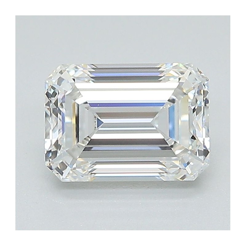 Diament laboratoryjny bezbarwny szlif szmaragdowy, 1.55ct, VVS1, D, IGI LG671479029