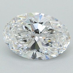 Diament laboratoryjny bezbarwny szlif owalny, 1.59ct, VVS1, D, IGI LG671451221
