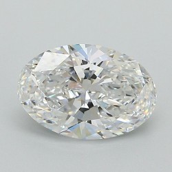 Diament laboratoryjny bezbarwny szlif owalny, 1.59ct, VVS2, D, IGI LG671478991
