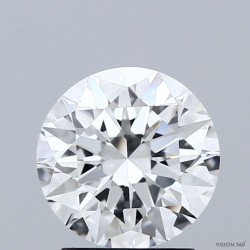 Diament laboratoryjny bezbarwny szlif okrągły, 2ct, VVS2, D, IGI LG743561286