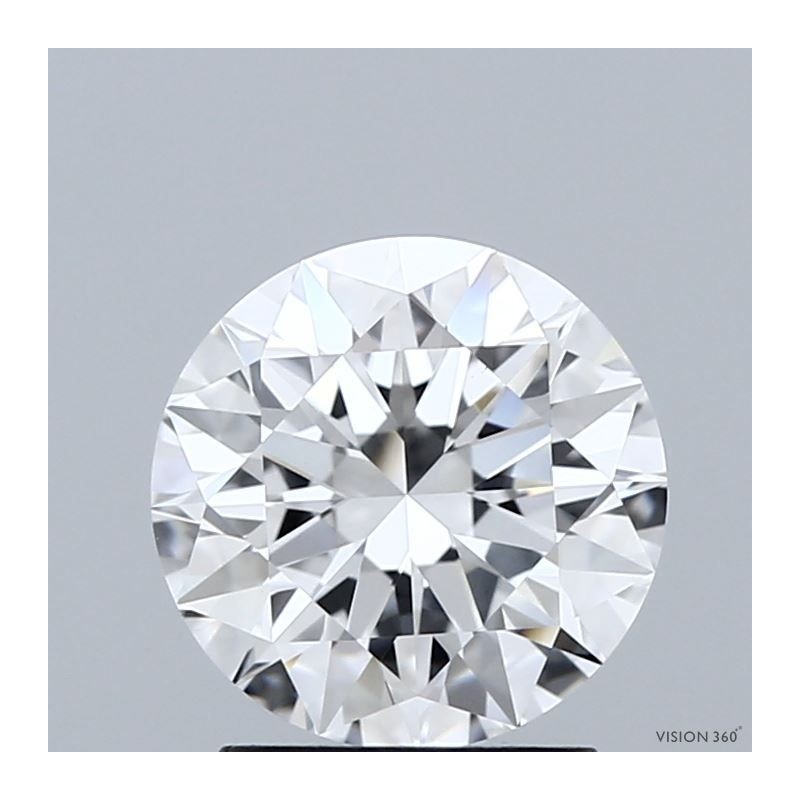 Diament laboratoryjny bezbarwny szlif okrągły, 2ct, VVS2, D, IGI LG743561286