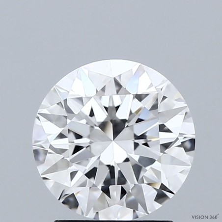 Diament laboratoryjny bezbarwny szlif okrągły, 2ct, VVS2, D, IGI LG743561286