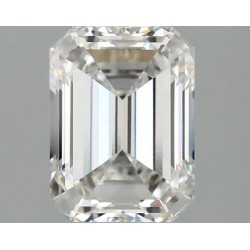 Diament laboratoryjny bezbarwny szlif szmaragdowy, 2.04ct, VVS2, F, IGI LG660401011