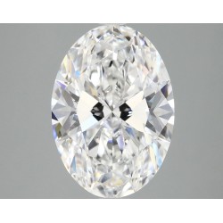 Diament laboratoryjny bezbarwny szlif owalny, 2.96ct, VVS2, D, IGI LG724563676