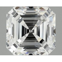 Diament laboratoryjny bezbarwny asscher, 2.52ct, VVS2, E, IGI LG727534400
