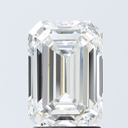 Diament laboratoryjny bezbarwny szlif szmaragdowy, 2.52ct, VVS2, E, IGI LG739533245