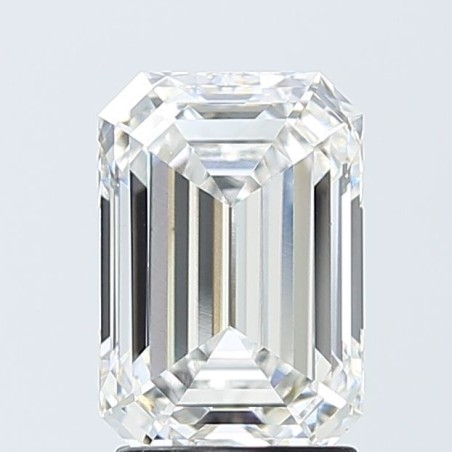 Diament laboratoryjny bezbarwny szlif szmaragdowy, 2.52ct, VVS2, E, IGI LG739533245