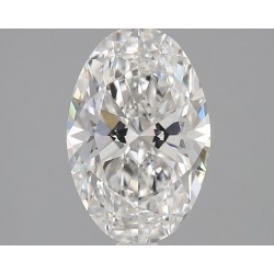 Diament laboratoryjny bezbarwny szlif owalny, 1.35ct, VVS2, E, IGI LG723572083