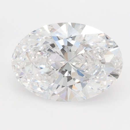 Diament laboratoryjny bezbarwny szlif owalny, 1.59ct, VVS2, D, IGI LG653434508