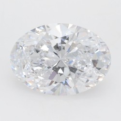 Diament laboratoryjny bezbarwny szlif owalny, 1.59ct, VVS1, D, IGI LG644456557