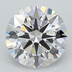 Diament laboratoryjny bezbarwny szlif okrągły, 2.09ct, VVS1, D, IGI LG674548875