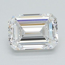 Diament laboratoryjny bezbarwny szlif szmaragdowy, 2.01ct, VVS1, D, IGI LG674548972