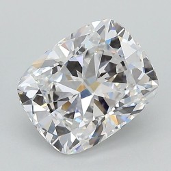 Diament laboratoryjny bezbarwny szlif poduszkowy brylantowy, 2.09ct, VVS1, D, IGI LG674548999