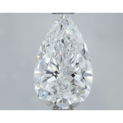 Diament laboratoryjny bezbarwny szlif gruszkowy, 1.04ct, VVS2, D, IGI 628453685