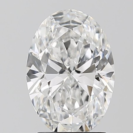 Diament laboratoryjny bezbarwny szlif owalny, 2.33ct, VVS2, D, IGI LG743532002