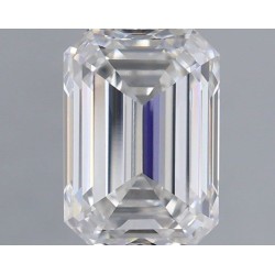 Diament laboratoryjny bezbarwny szlif szmaragdowy, 2.09ct, VVS2, F, IGI LG731543428