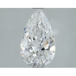 Diament laboratoryjny bezbarwny szlif gruszkowy, 1.51ct, VVS2, D, IGI LG639438958