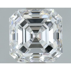 Diament laboratoryjny bezbarwny szlif szmaragdowy kwadratowy, 1.02ct, VVS2, D, IGI LG626432401