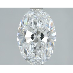 Diament laboratoryjny bezbarwny szlif owalny, 1ct, VVS2, E, IGI 628453715