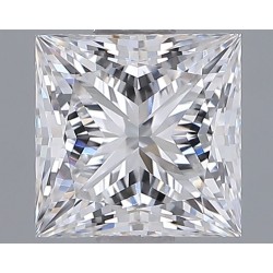 Diament laboratoryjny bezbarwny szlif princess, 1.29ct, VVS1, D, IGI LG717509993