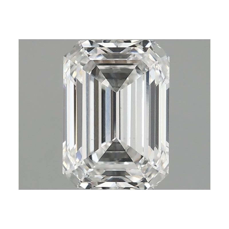 Diament laboratoryjny bezbarwny szlif szmaragdowy, 1.58ct, VVS2, D, IGI LG746520979