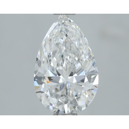 Diament laboratoryjny bezbarwny szlif gruszkowy, 1ct, VVS2, D, IGI LG639439042