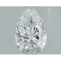 Diament laboratoryjny bezbarwny szlif gruszkowy, 1ct, VVS2, D, IGI LG639439028