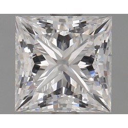 Diament laboratoryjny bezbarwny szlif princess, 1.72ct, VVS1, E, GIA 6502863059